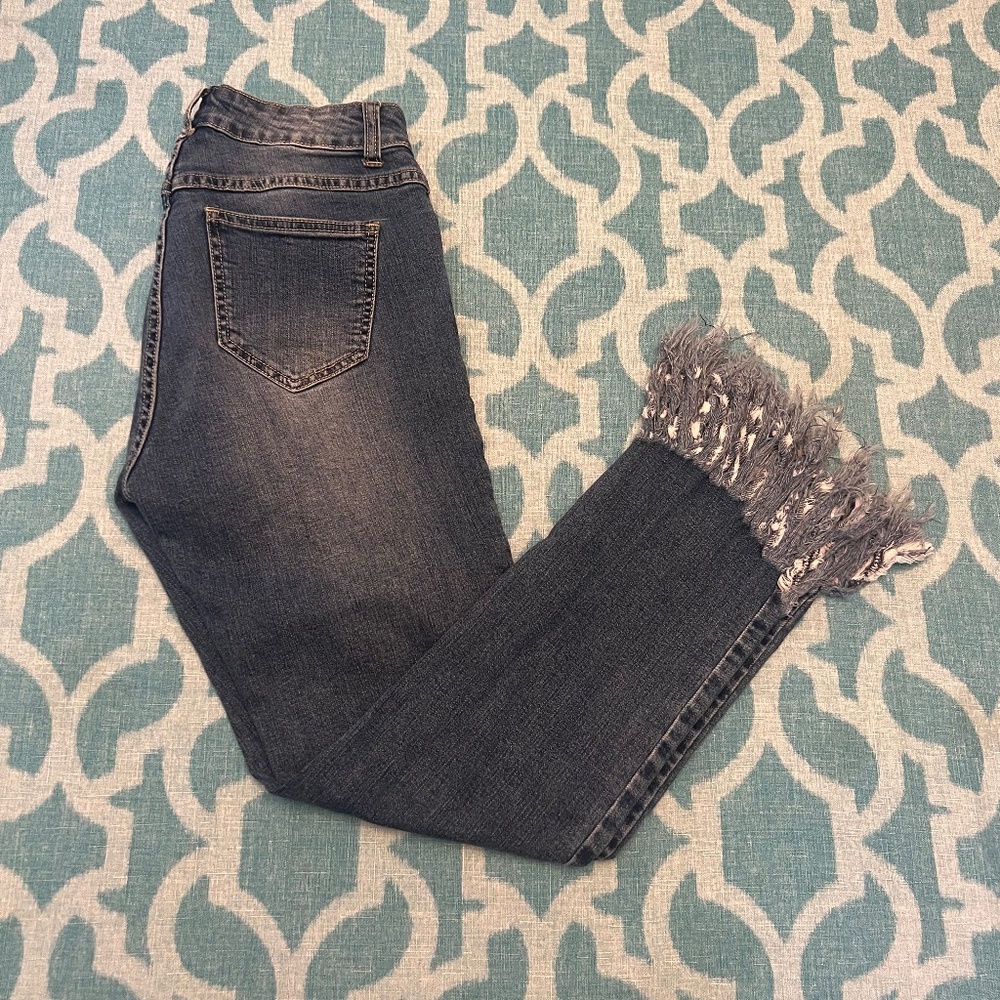 Forever 21 Fringe Jeans